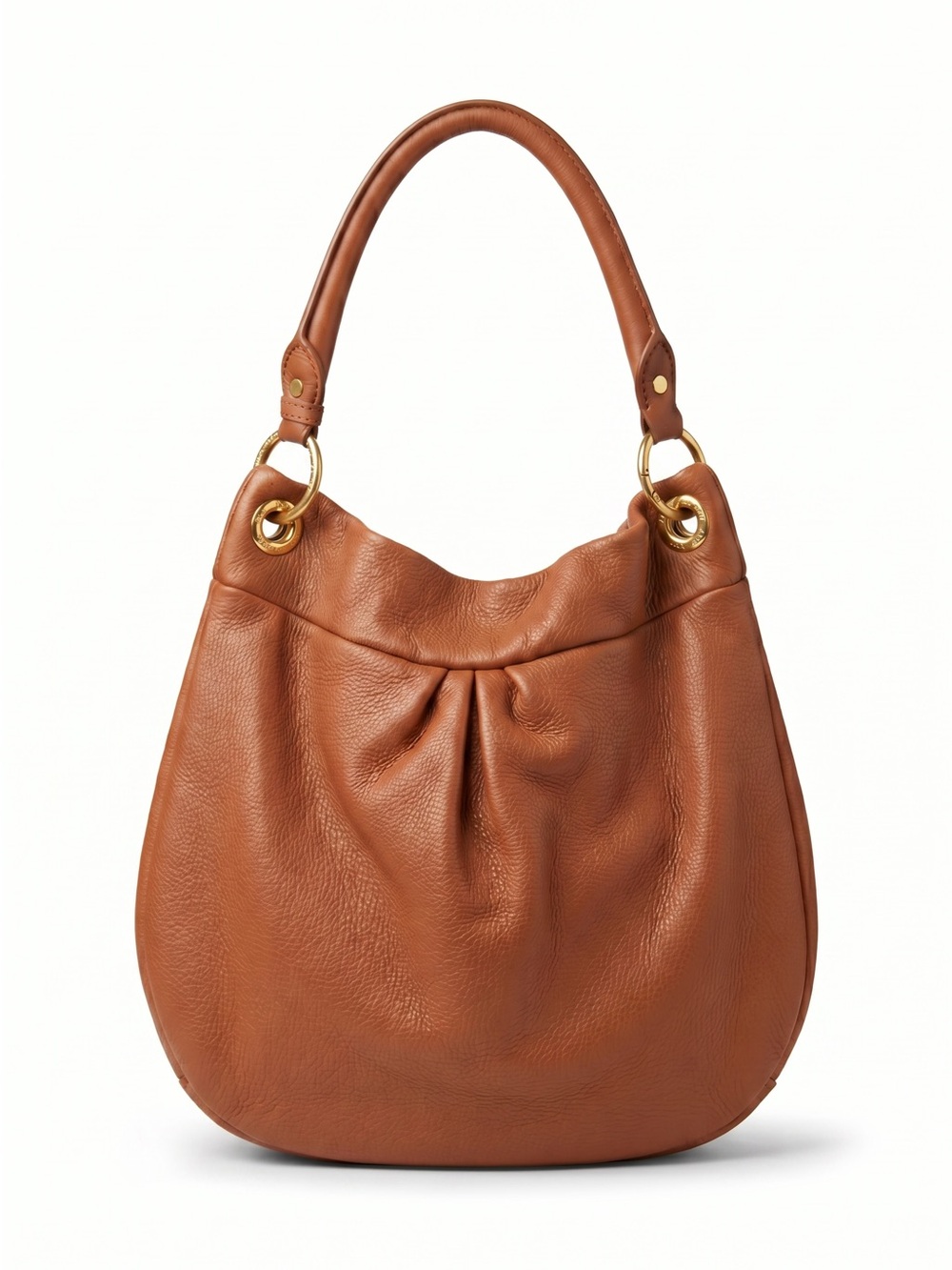 Marc by Marc Jacobs Classic Q Workwear Hobo Cognac Leather Crossbody - Picture 3 of 16